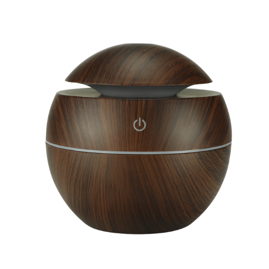 夜光家用木紋USB加濕器香薰機 - Aroma Habit深檀木紋