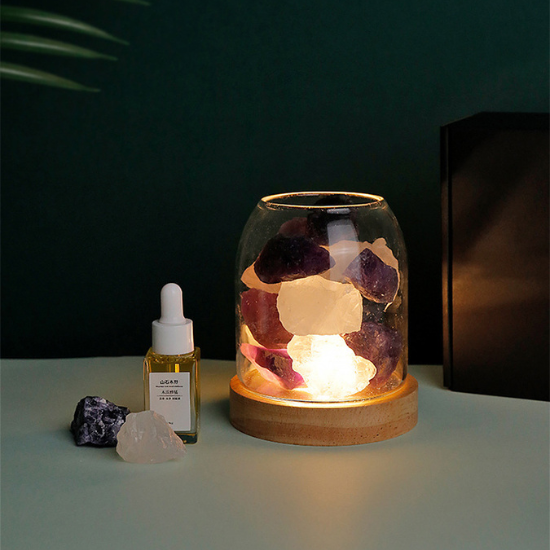 天然水晶擴香石玻璃杯 - 白水晶:圖片 7