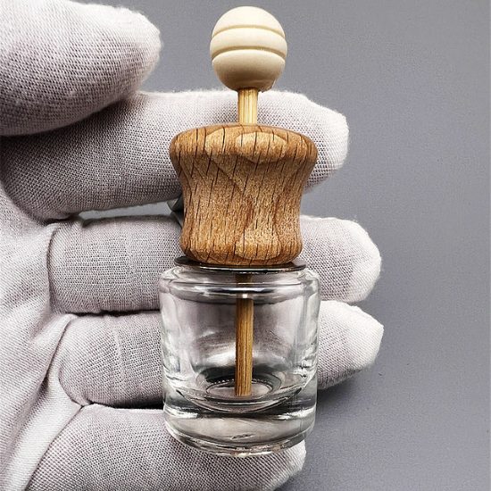 車用出風口香薰玻璃瓶 - 圓柱瓶